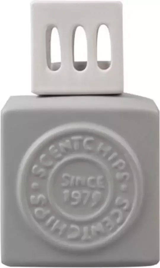 Scentchips ScentOil Lamp keramic Grey square Logo
