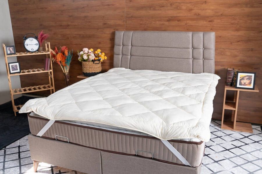 Schaapmaatje Merino wollen matras topper