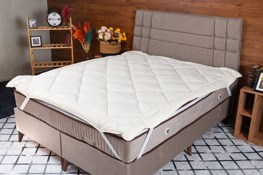 Schaapmaatje Merino wollen matras topper junior