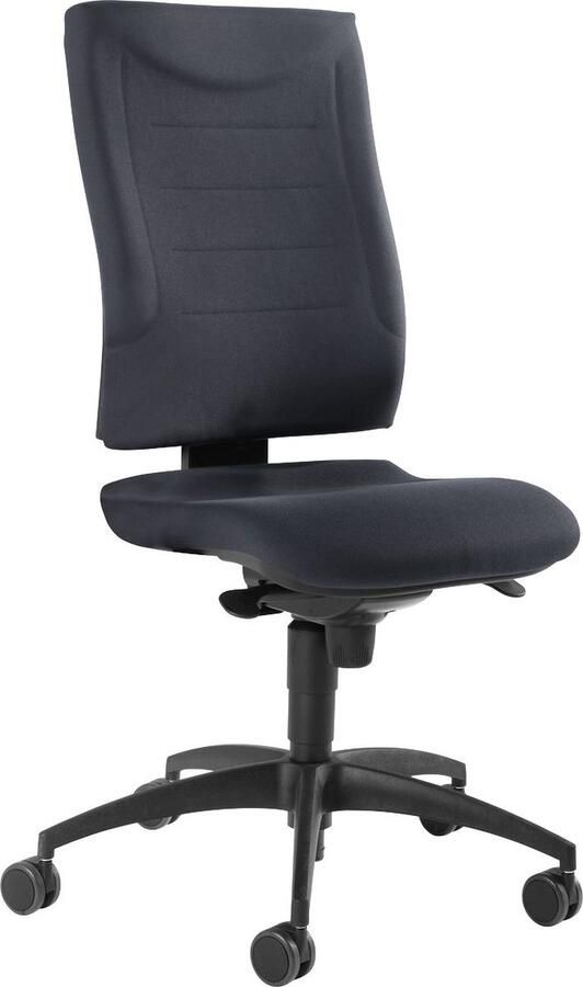 Schäfer Shop Pure Bureaustoel SSI Proline P1 synchroonmechanisme zonder armleuningen lendensteun & afronding ter hoogte van de knieën div. kleuren