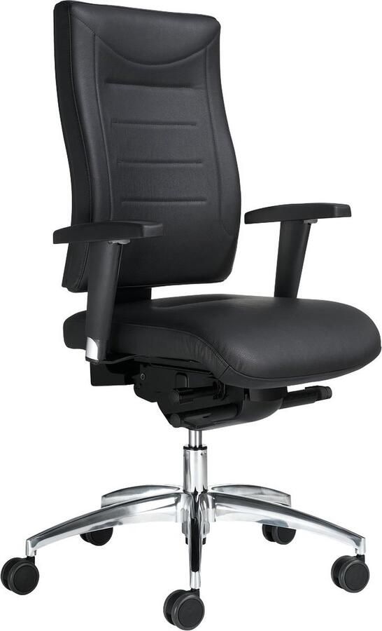 Schäfer Shop Select Bureaustoel SSI PROLINE P3 DELUXE synchroonmechanisme zonder armleuningen gestoffeerde comfortzitting