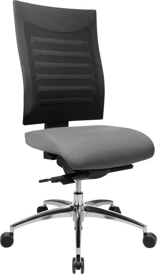 Schäfer Shop Select Bureaustoel SSI Proline S3+ synchroonmechanisme zonder armleuningen rugleuning met 3D-gaas 3D-zitgewricht
