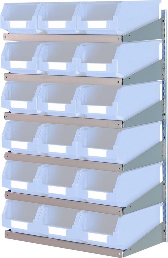 Schäfer Shop Select Wandplank 6 LK 6 legborden zonder en met dozen L 1000 x B 640 x D 300 mm