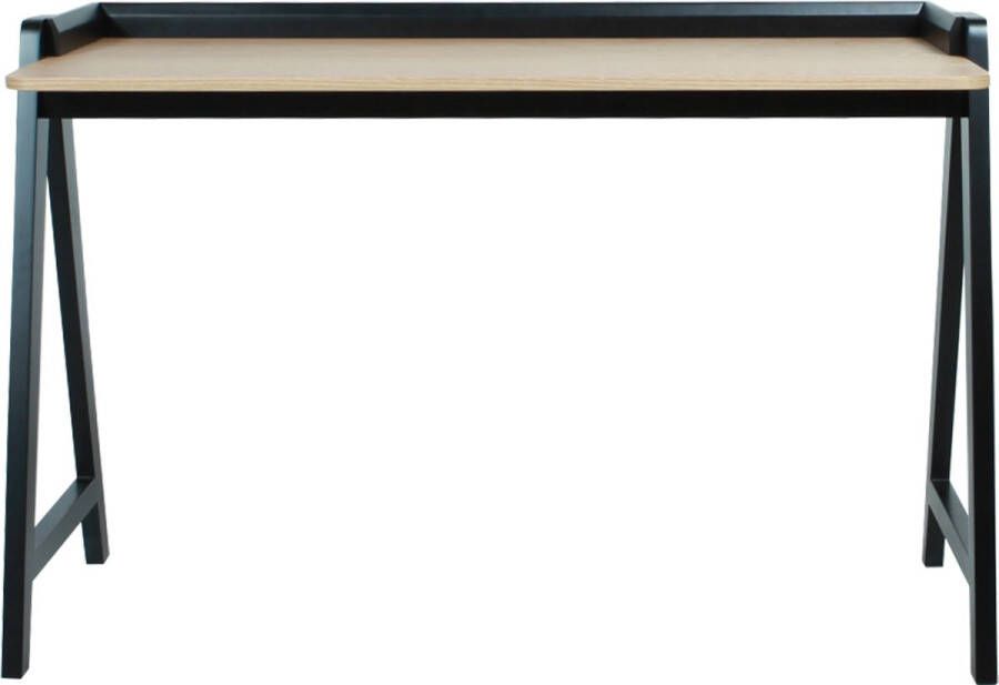 Schaffenburg Domestico Thuiswerk Bureau Eiken Zwart (Ral 9011) 120 x 60 cm
