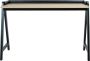 Schaffenburg Domestico Thuiswerk Bureau Eiken Zwart (Ral 9011) 120 x 60 cm - Thumbnail 2