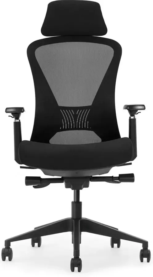 Schaffenburg ergonomische bureaustoel NEN600. Getest en gecertificeerd volgens de NEN-EN 1335-1:20 norm. Kleur Lichtgrijs. 3 jaar garantie!! - Foto 2