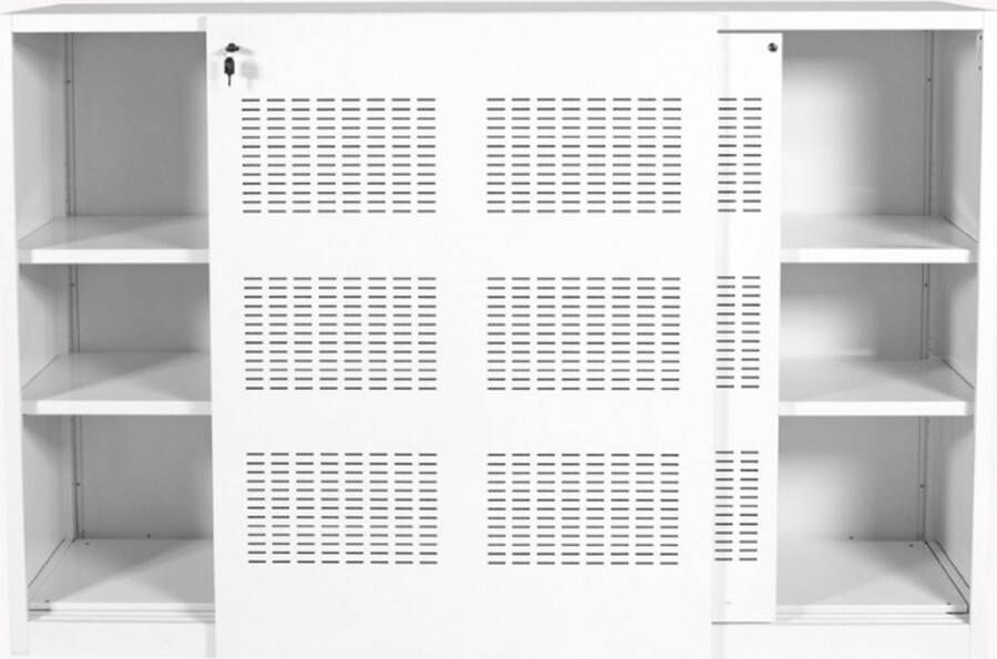 Schaffenburg PLUS Archiefkast met slot Dossierkast schuifdeurkast enkelzijdig 180 cm