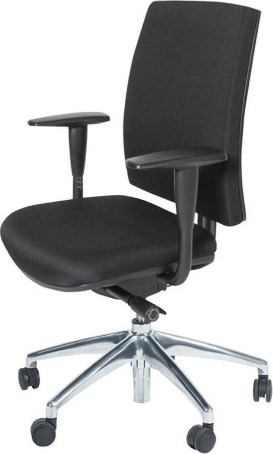 Schaffenburg serie 350 NEN ergonomische bureaustoel met aluminium voetkruis en 5 jaar garantie op alle bewegende delen. NEN-EN 1335 gecertificeerd