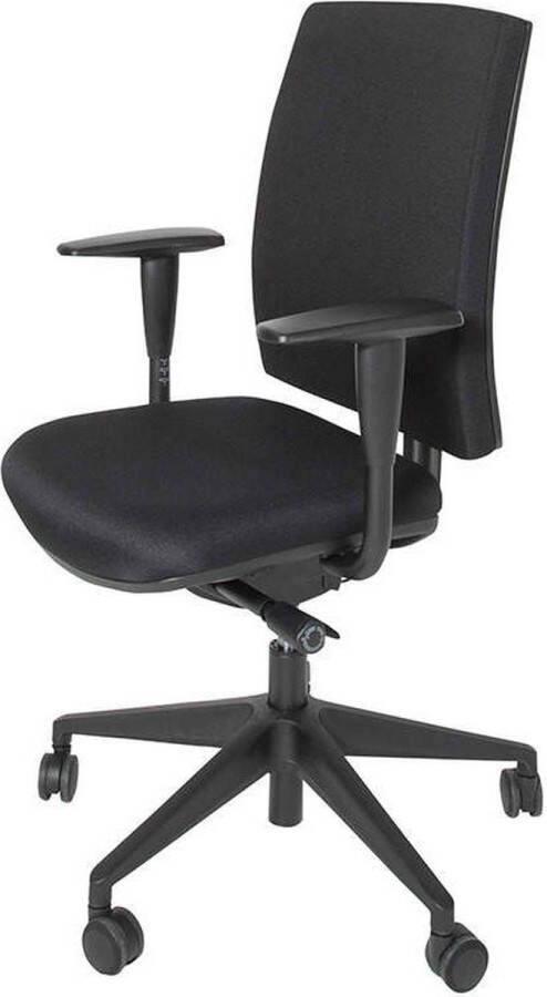 Schaffenburg serie 350 NEN ergonomische bureaustoel met zwart voetkruis en 5 jaar garantie op alle bewegende delen. NEN-EN 1335 gecertificeerd