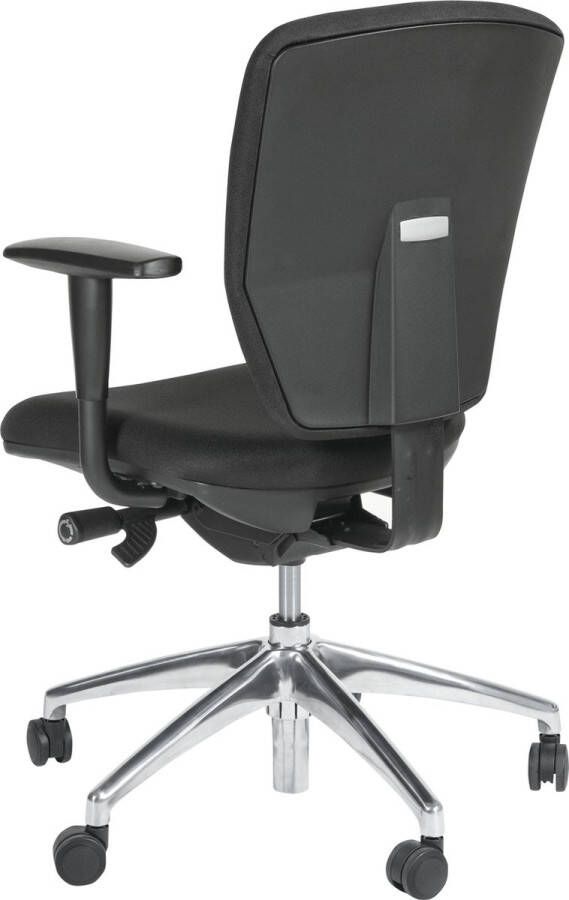 Schaffenburg serie NEN-EN 1335 ergonomische bureaustoel met aluminium voetkruis en 5 jaar garantie op alle bewegende delen