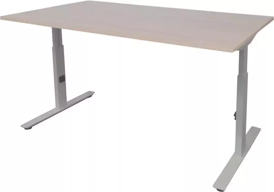 Schaffenburg Verstelbaar Bureau Linesto 140x80 lindb. alu frame