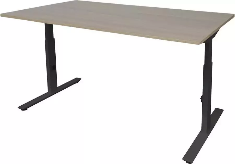 Schaffenburg Verstelbaar Bureau Linesto 140x80 robson zwart frame
