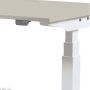 Schaffenburg Zit Sta Bureau Elek 160x80 lindberg eik wit frame - Thumbnail 1