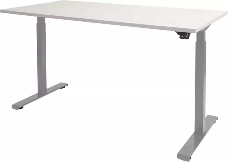 Schaffenburg Zit Sta Bureau Elektrisch 120x80 Eiken -zwart frame