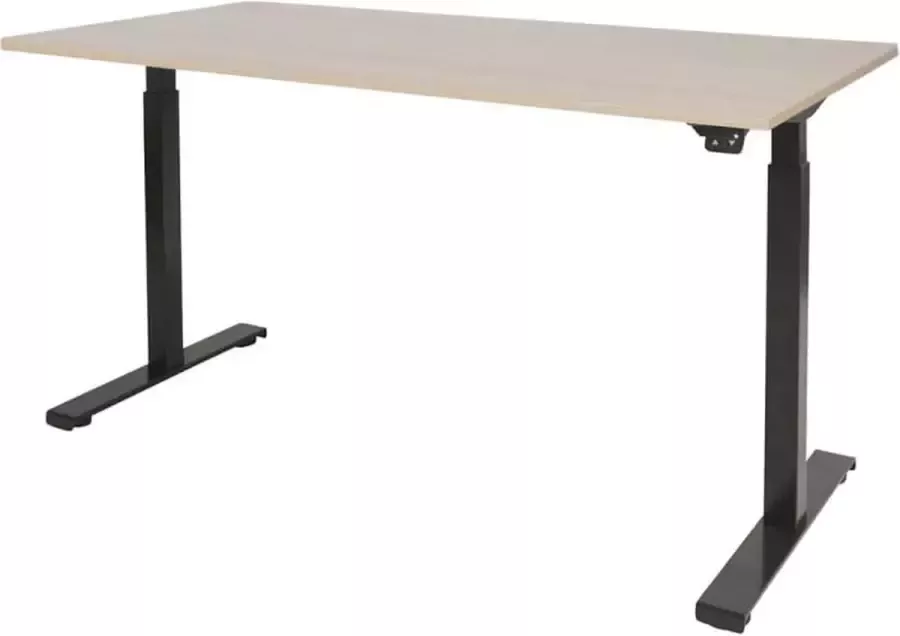 Schaffenburg Zit Sta Bureau Elektrisch 160x80 grijs -alu frame