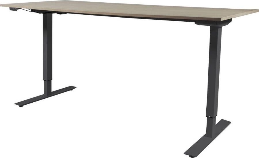 Schaffenburg Zit Sta Bureau Elektrisch 160x80 robson zwart frame