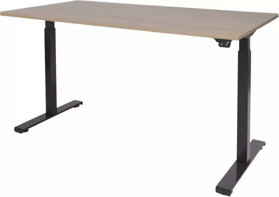 Schaffenburg Zit Sta Bureau Elektrisch 180x80 logan -wit frame