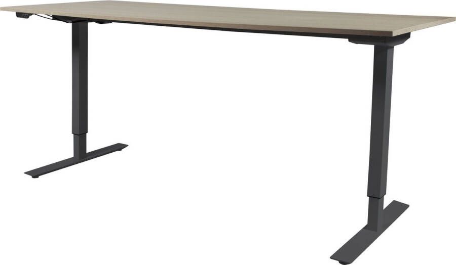 Schaffenburg Zit Sta Bureau Elektrisch 180x80 robson zwart frame