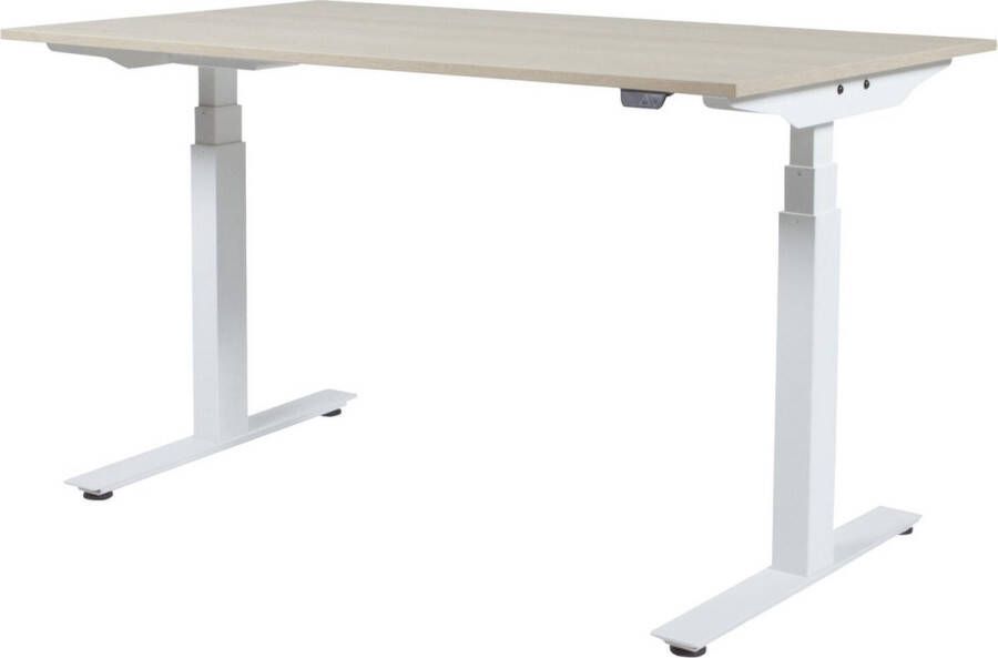 Schaffenburg Zit Sta Bureau Plus Elek 180x90 logan eik wit frame - Foto 1