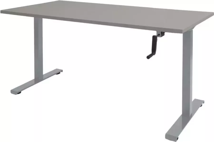 Schaffenburg Zit Sta bureau Slinger 120x80 logan alu frame