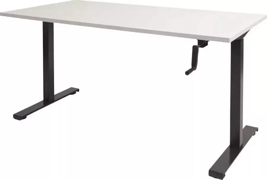 Schaffenburg Zit Sta bureau Slinger 120x80 logan wit frame