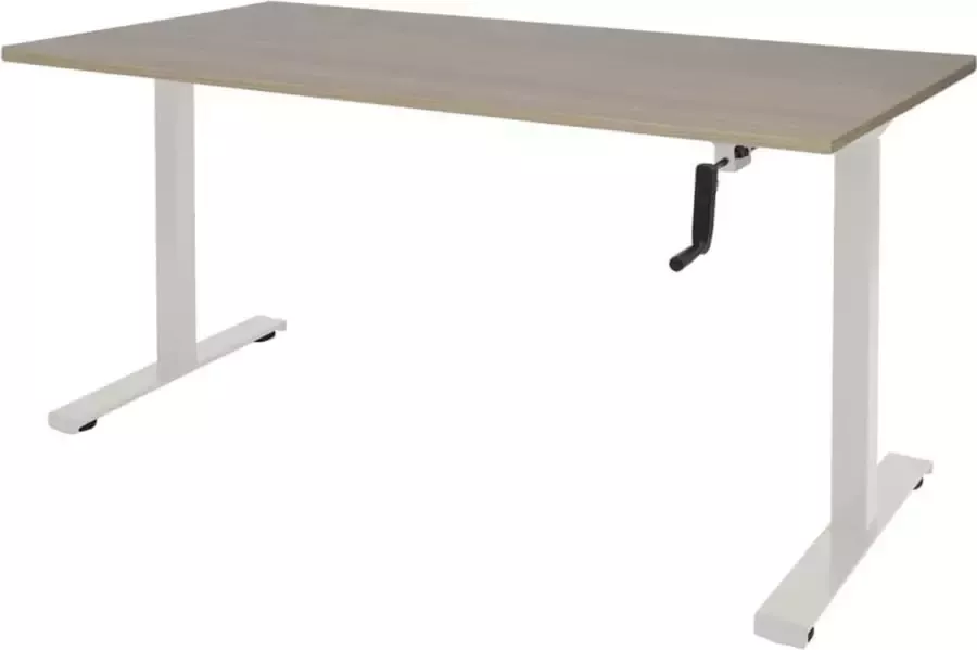 Schaffenburg Zit Sta bureau Slinger 140x80 robson wit frame