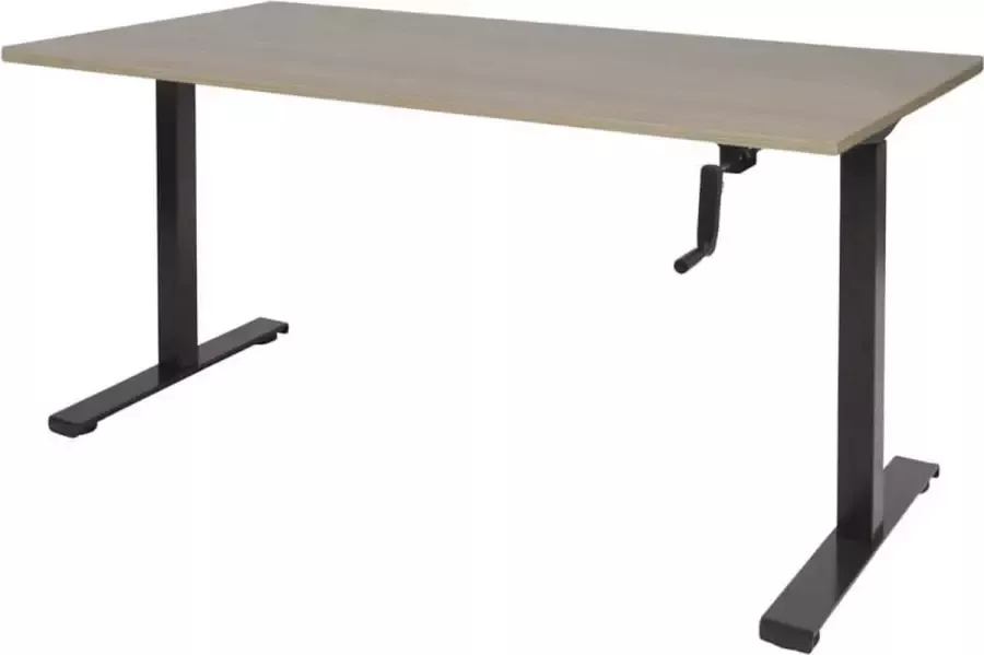 Schaffenburg Zit Sta bureau Slinger 140x80 robson zwart frame