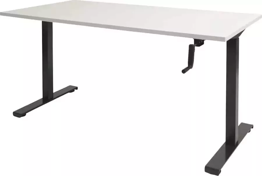 Schaffenburg Zit Sta bureau Slinger 180x80 logan zwart frame