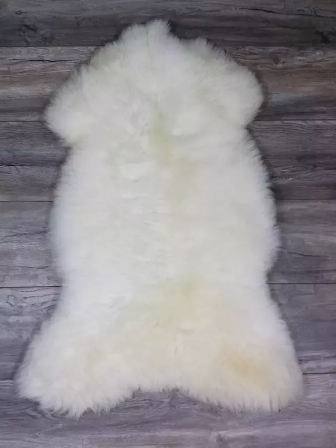 Schapenvacht.SHOP Schapenvacht IJslands Wit XL (115cm) 100% ECHT Schapenvacht Wol Vloerkleed - Foto 3