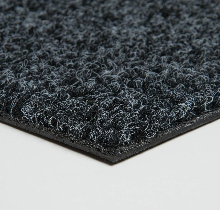 Schatex Naaldvilt Tapijttegels 50x50 cm per stuk Zelfklevend Intensief Commercieel Gebruik Antraciet Dikte 5 7 mm