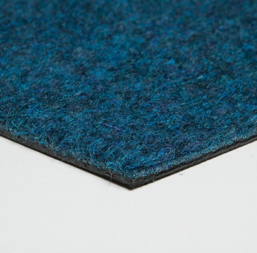 Schatex Naaldvilt Tapijttegels 50x50 cm per stuk Zelfklevend Intensief Commercieel Gebruik Blauw Dikte 5 7 mm
