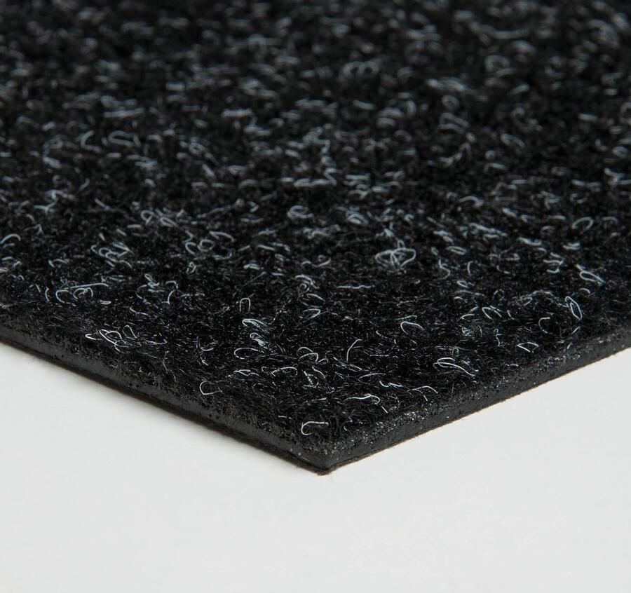 Schatex Naaldvilt Tapijttegels 50x50 cm per stuk Zelfklevend Intensief Commercieel Gebruik Zwart Dikte 5 7 mm