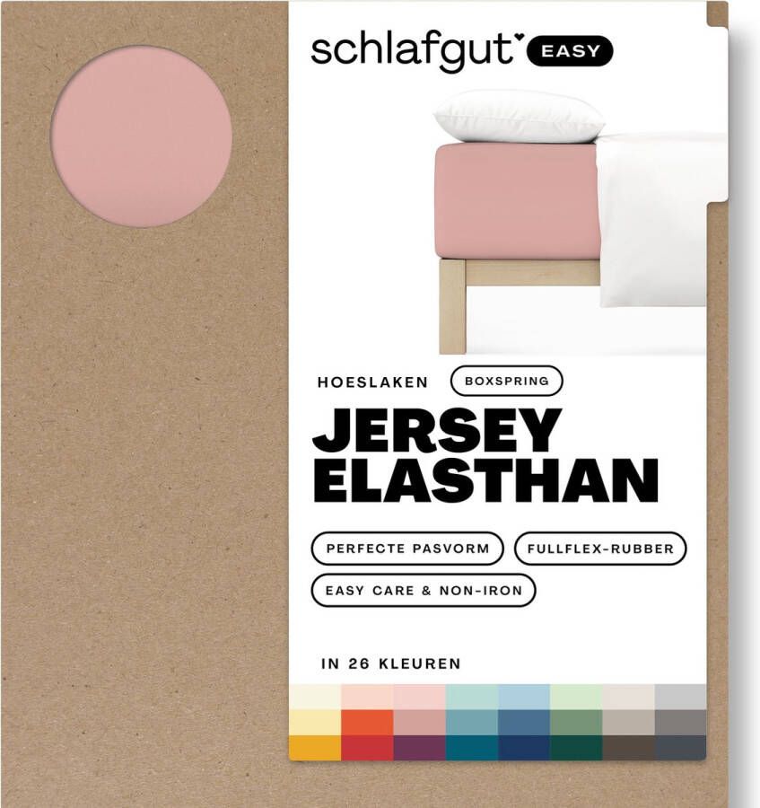 Schlafgut Boxspring Easy Jersey Elasthan Hoeslaken L 140x200 160x220 154 Purple Mid