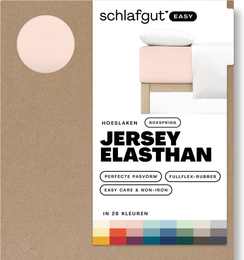 schlafgut Boxspring Easy Jersey Elasthan Hoeslaken S 90x190 100x220 230 Red Light