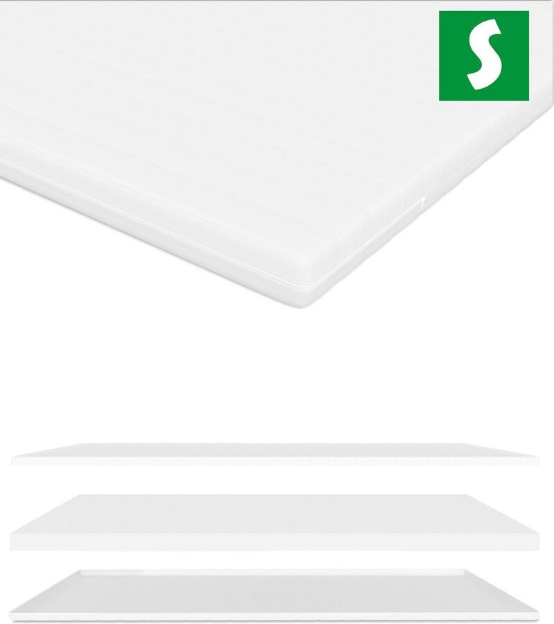 Schlaftroll Topdekmatras 180 x 200 Koudschuim 5 cm Zacht Premium Tijk Matrastopper