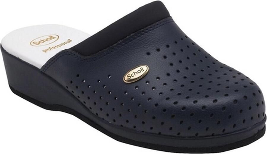 Scholl Medische Klomp Unisex Back Guard Navy Blue-Schoenmaat 38