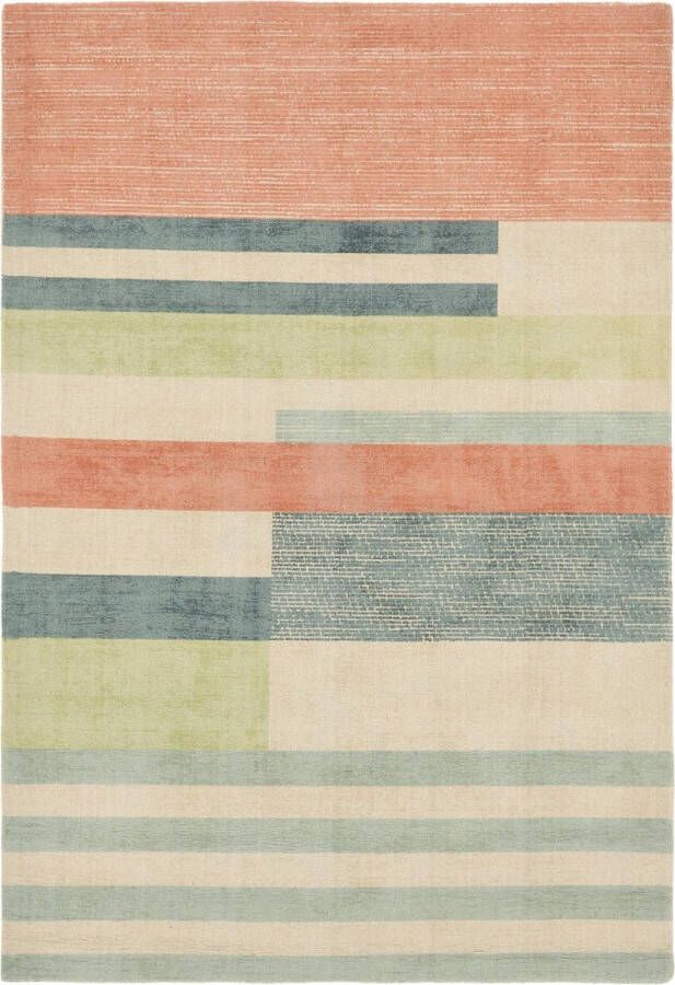 Scion Parwa Chalky Brights 26300 Vloerkleed 200x280 Rechthoek Laagpolig Tapijt Landelijk Meerkleurig