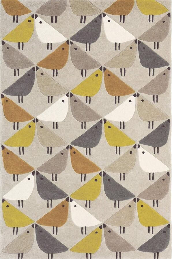 Scion Lintu Dandelion 24405 Vloerkleed 120x180 Rechthoek Kinder Laagpolig Tapijt Modern Meerkleurig - Foto 2