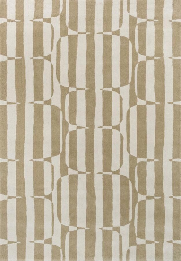 Scion Lohko Stripe Pebble 123101 vloerkleed x 280 cm