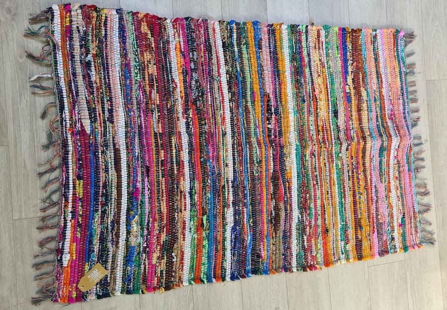 Scissor Mountains vloerkleed kleed wandkleed 120 x 80 kleurrijk