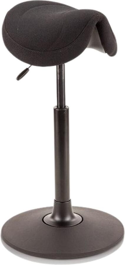 Score Polo Amazone Ergonomische Zadelkruk – Trevira Zwart