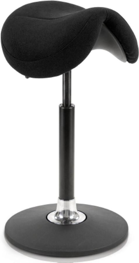 Score Polo Jumper Ergonomische Zadelkruk – Trevira Zwart