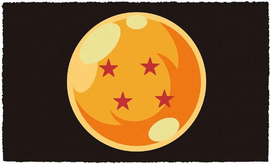 SD Toys Dragon Ball Super Doormat 4 Stars Dragon Ball 40 x 60 cm Rugs