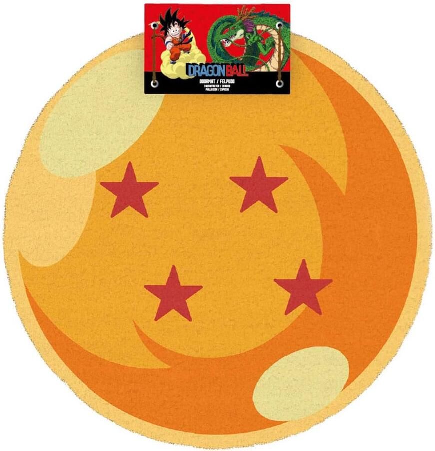 SD Toys Dragon Ball Super Doormat 4 Stars Dragon Ball 50 x 50 cm Rugs