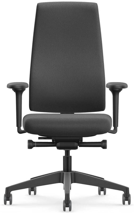 Se7 en COMFORT LX011 – Ergonomische NPR 1813 Bureaustoel – 4D Armleggers – Verstelbare Lendensteun – Zwart