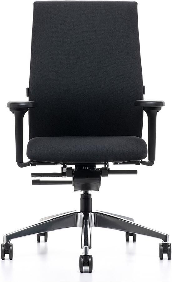 Se7en COMFORT LX184 – Ergonomische NPR 1813 Bureaustoel – 4D Armleggers – Verstelbare Lendensteun – Zwart
