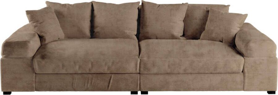 Seatsandbeds zitbank big sofa fatguy- corduroy taupe