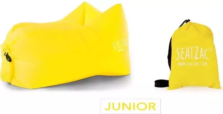 SeatZac Junior geel chill bag zitzak chill bag
