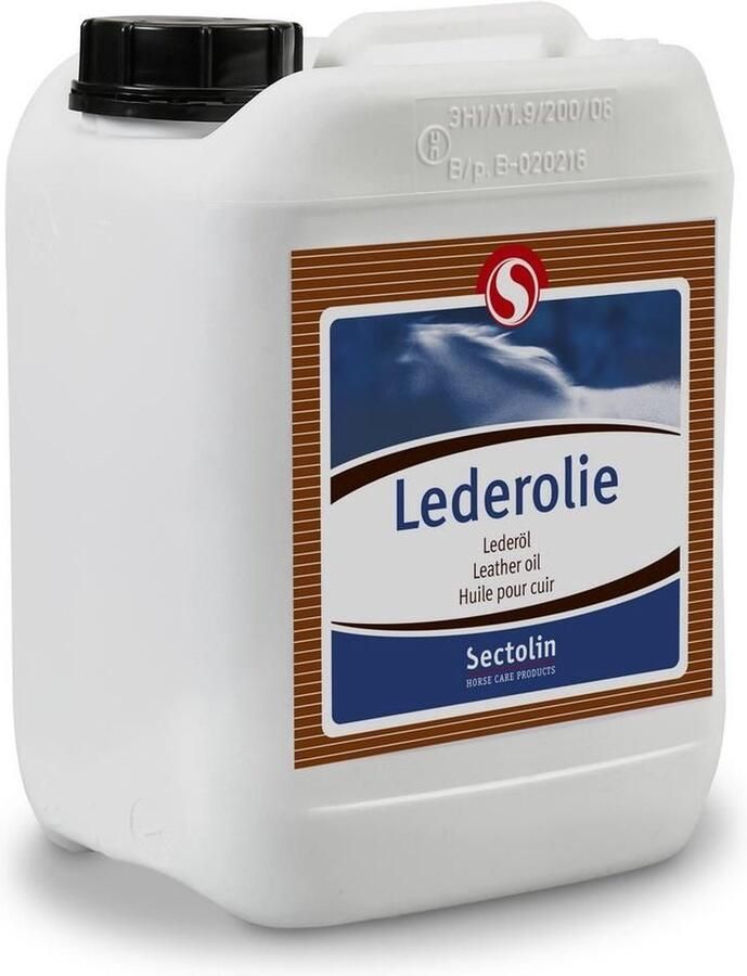 Sectolin Lederolie Blank 5 ltr Onderhoudsen paard