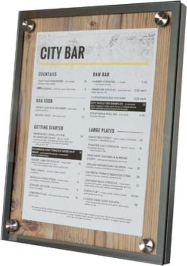 Securit INFODISPLAY GLASS STAR A4 EIK